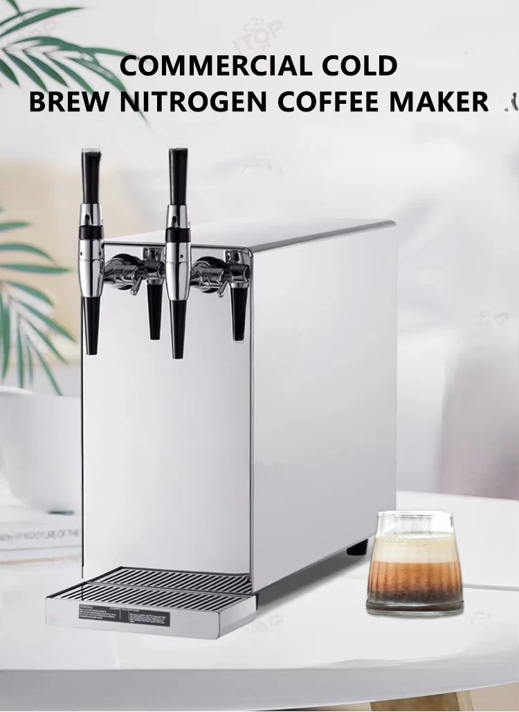Table Model Nitro Cold Brew Coffee Dispenser Nitrogen Coffee Maker Machine