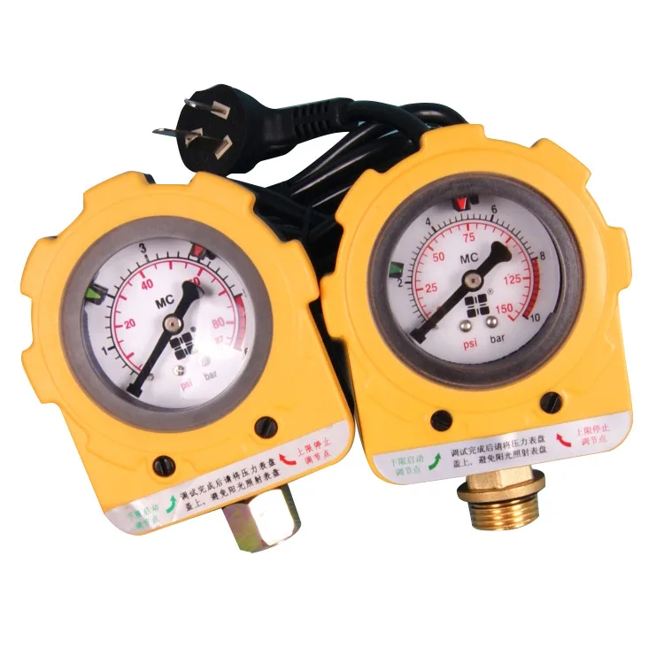 Utility Hot Water Switch Water Shortage Protection Switch Digital Display Adjustable Pressure Switch Automatic Color Random