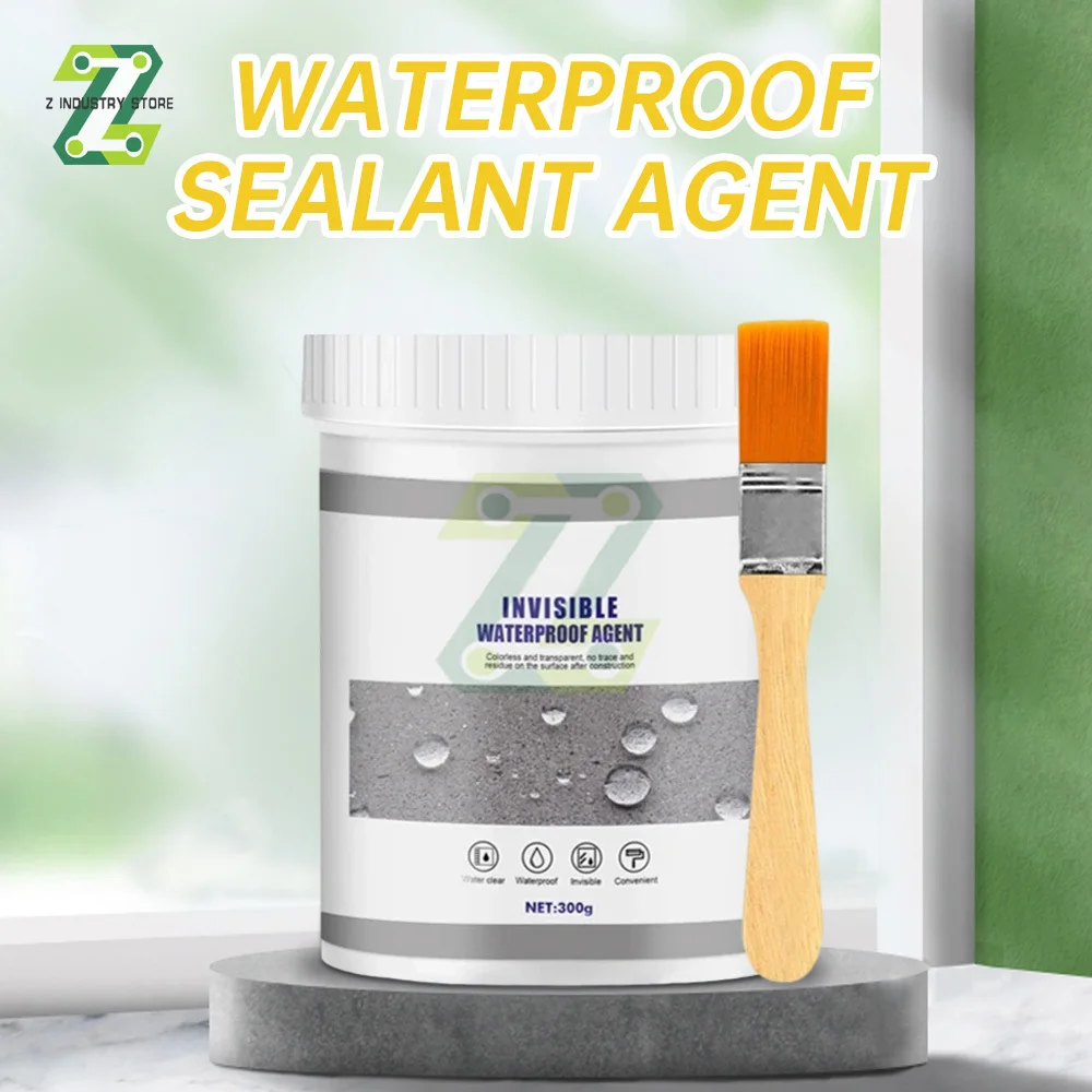 300g Waterproof Sealant Bathroom Kitchen Roof Leak-repairing Tool Waterproofing Coatings With Brush