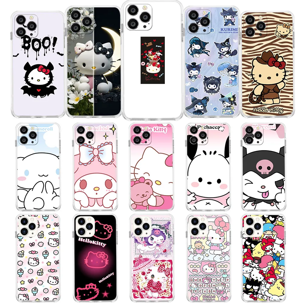 UK-84 Sanrio Hello kitty Soft Case for Moto One Pro G Power Z2 Play E13 E22I E22 G41 G51 G71 G5 G52 G42 G32 G23 G22