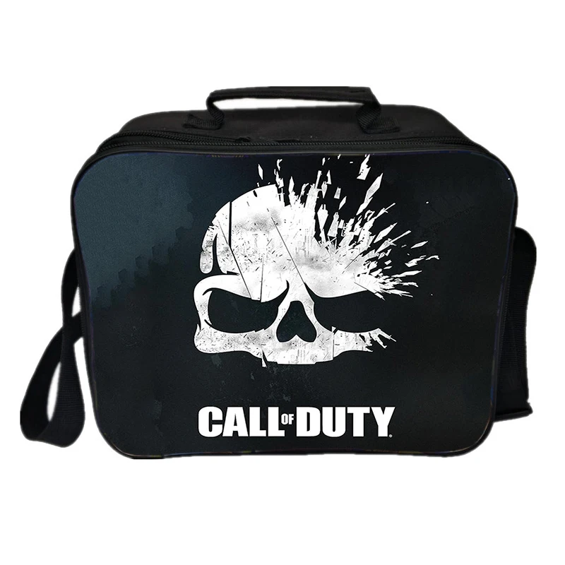 Call of Duty Warzone Lunch Box Picnic Travel Portable Food Storage Thermal Food Bag maniglia isolante Lunch Bag per studenti