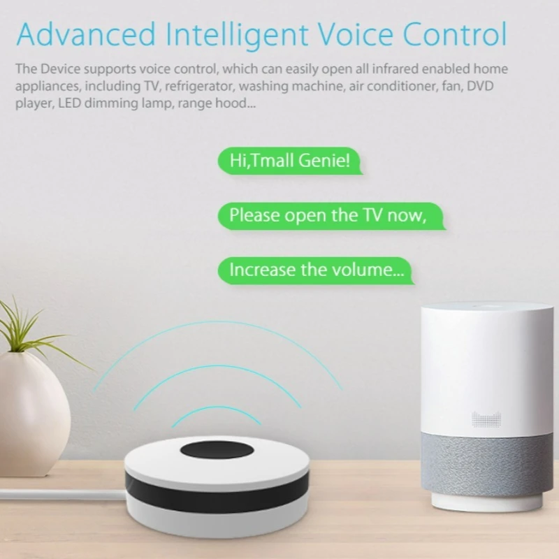 

Tuya Smart WiFi IR Remote control Universal Smart Remote Controller For Air Conditioner TV Support Alexa Google Home