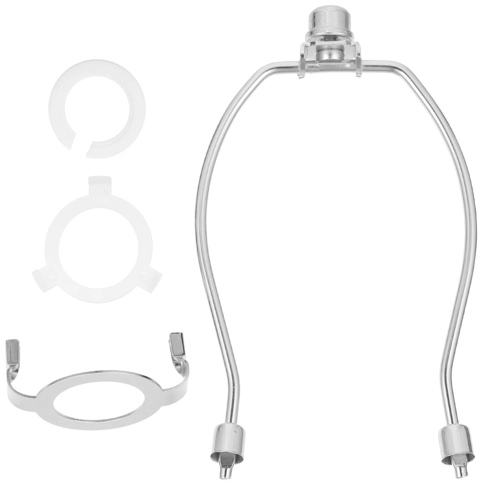 

1Set 6 Inch Lamp Shade Harp Holder Strong Lampshade Frame for Medium Base Lamps DIY Lighting Fixture Conversion Parts