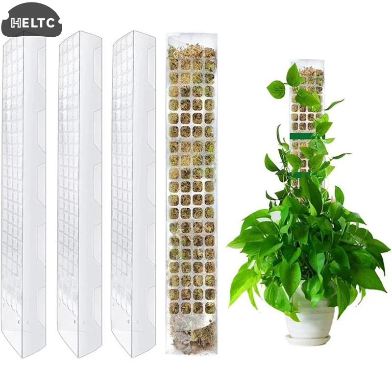 Moss Pole Plastic Plant Stand Indoor Climbing Plants Pot Moss Stick For Plants Growth Garden Support Accessories