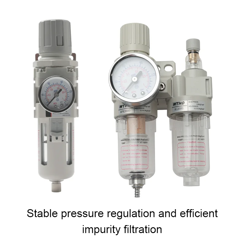 Air source filter pressure regulating valve A series oil water separator can be used in laser processing equipment