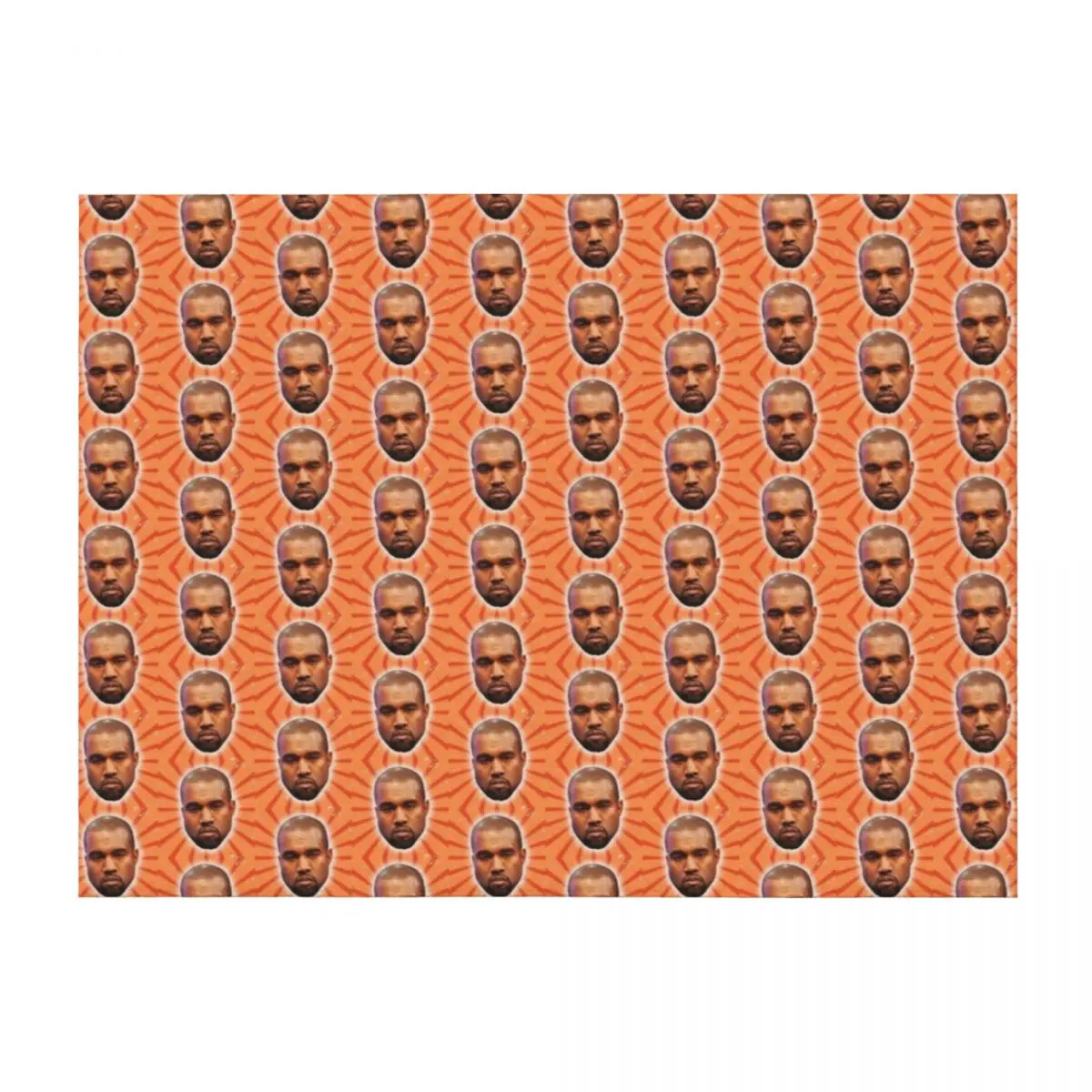 

Kanye west meme face Throw Blanket Flannels Shaggy Fashion Sofas Blankets