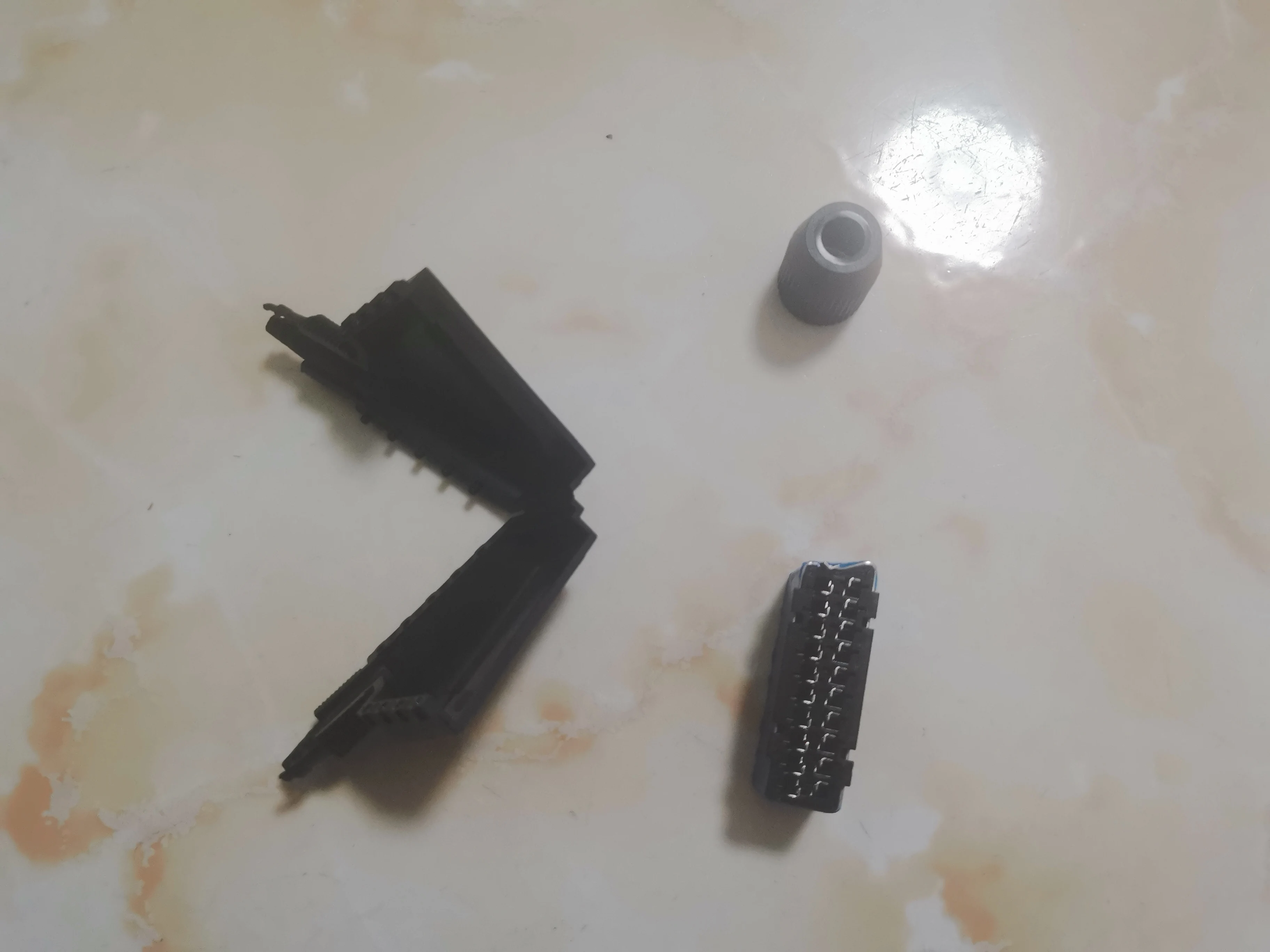 Konektor Utama Pria Steker SCART 21 Pin