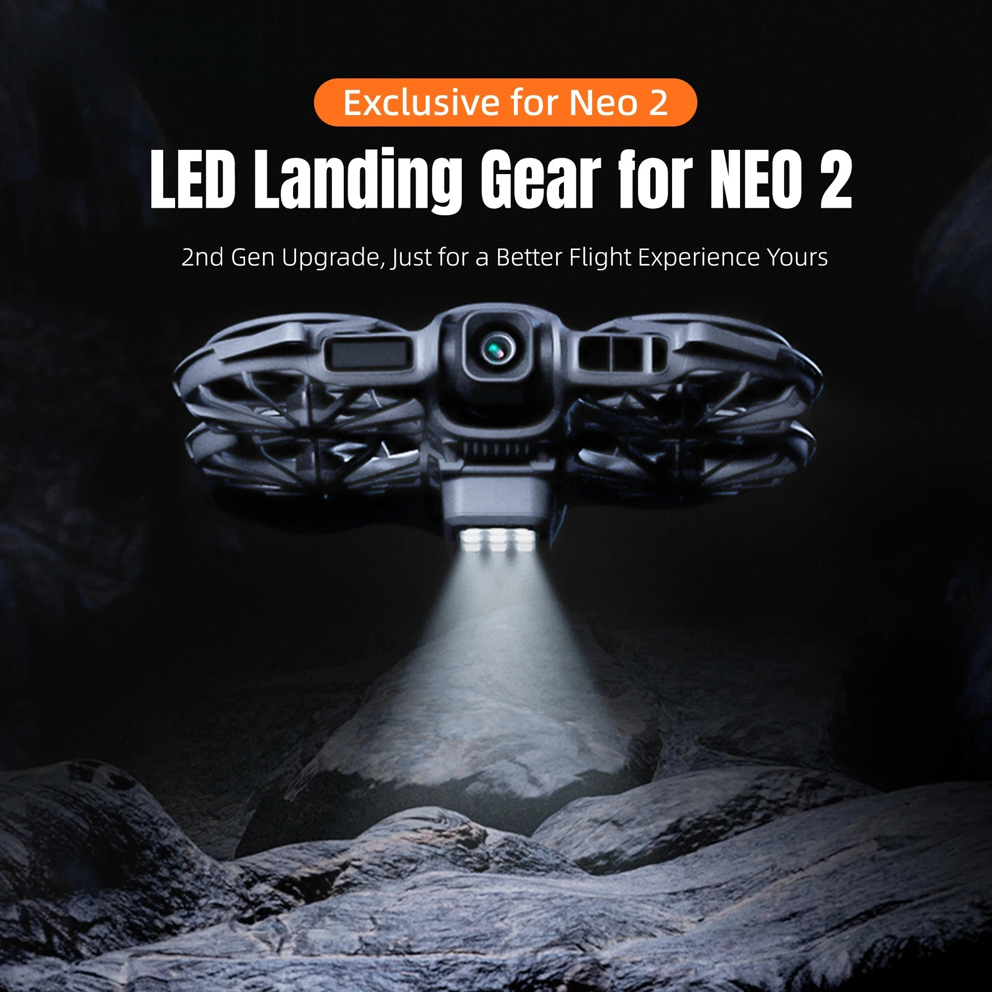 

Шасси с LED-подсветкой для навигационных огней для DJI NEO 2: Увеличенная высота, поддержка ночных полетов, аксессуары для дронов