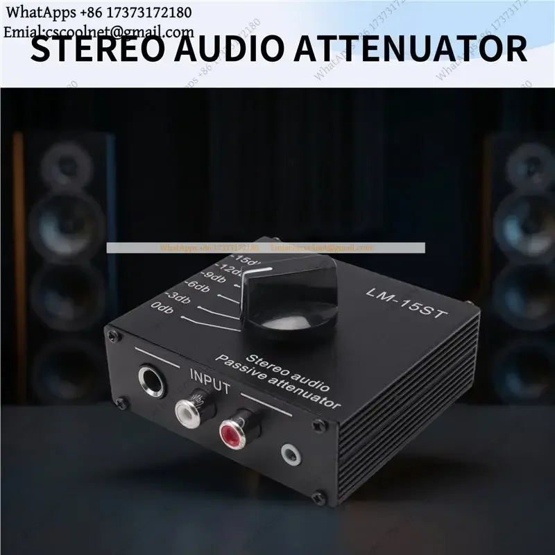 k3 Modern Tech Passive Audio Attenuator Stereo Audio Attenuator Line Output Signal Sound Card, Speaker, Microphone, Mic Port