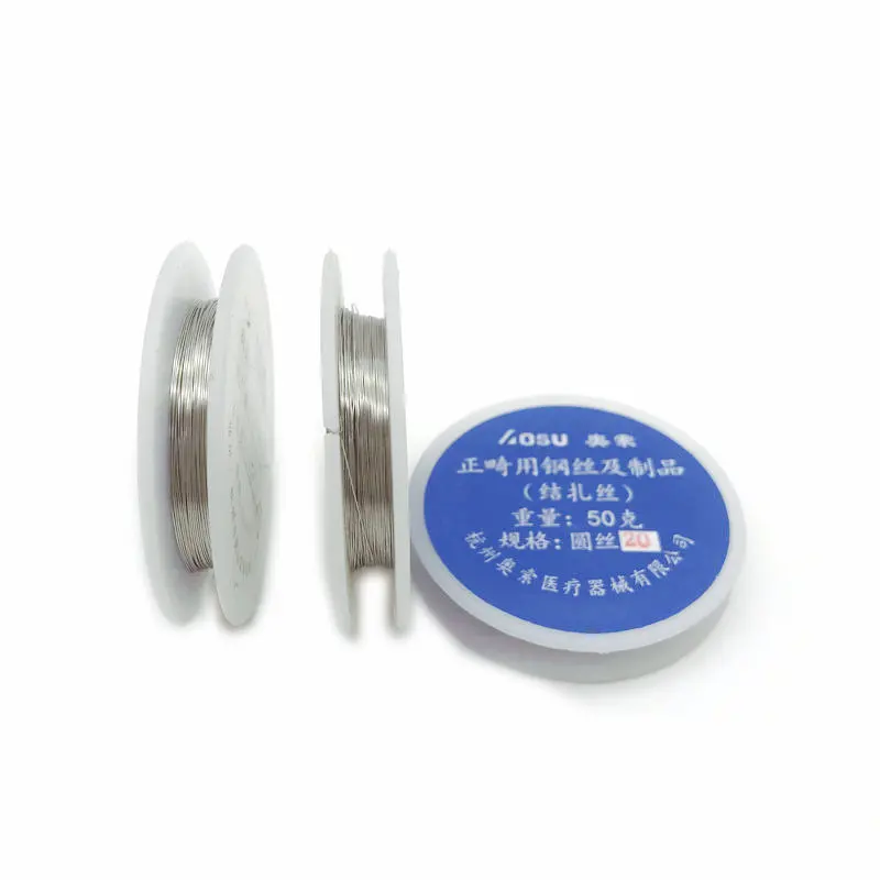 1 Roll Dental Ligature Wires Dental Orthodontic Line Stainless Steel Wire 0.2/0.25/0.3mm Dentist Ortho Accessories