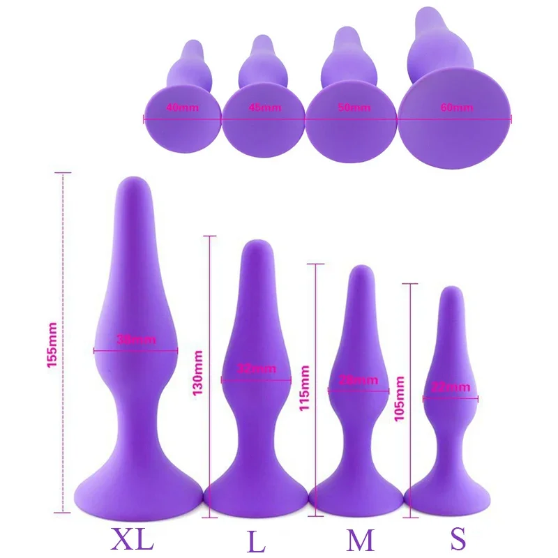 Silicone Anal Plug Sex Toys for Woman Prostate Massager Butt Plug Buttplug Anal Sex Toys for Men Adults Adult Game XL/L/M/S Size