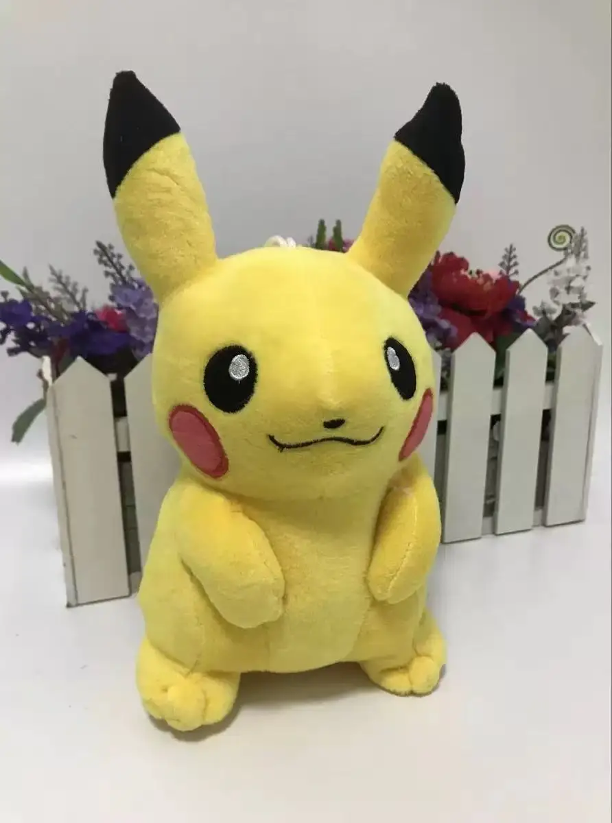 

2026 Hot Pokémon Plush Toy Pikachue Gengar Raichu Squirtle Eevee Charmander Bulbasaur Mewtwo Children's Birthday Christmas Gifts