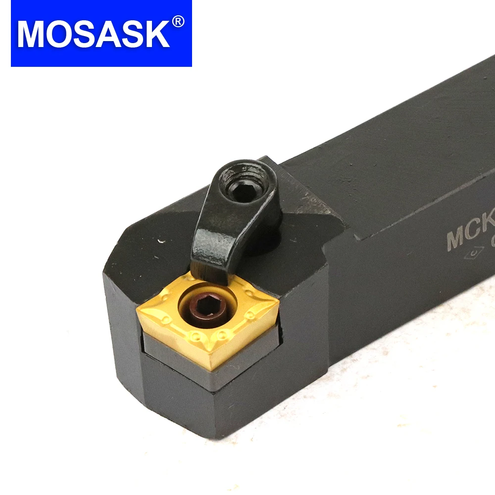 

MOSASK MCKNR1616 MCKNR2020 MCKNR2525 External Turning Tool Holder For CNMG Carbide Insert Lathe Cutter Cutting Tool MCKNR MCKNL