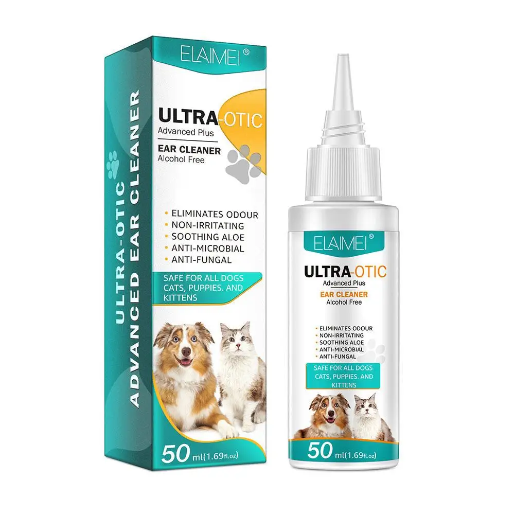 Pet Ear Cleaning Products Dog Cat Ear Cleaning Keep Canals Clean Cat Ear Wash Anti-ticks for Pet Cleaning Supplies