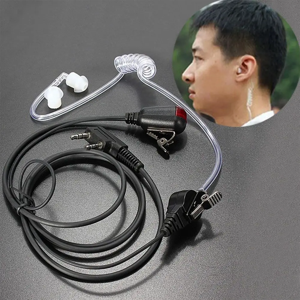 Hot Sale Stylish Walkie 2 Pin Talkie Radio Headset FBI Style Earphone Earpiece