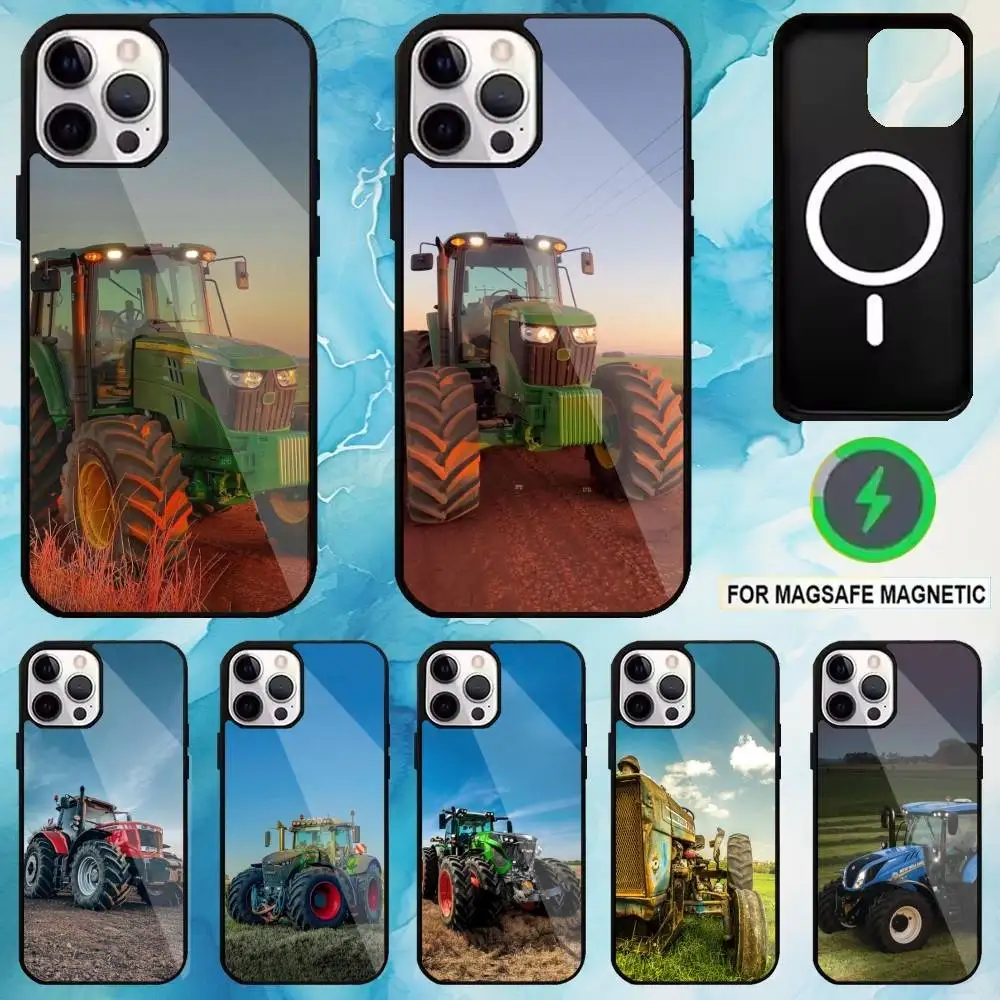 

TOPLBPCS F-fendt tractor Phone Case For iPhone17,16,15,14,13,12,11 Plus,Pro Max Magnetic Magsafe Wireless Charging
