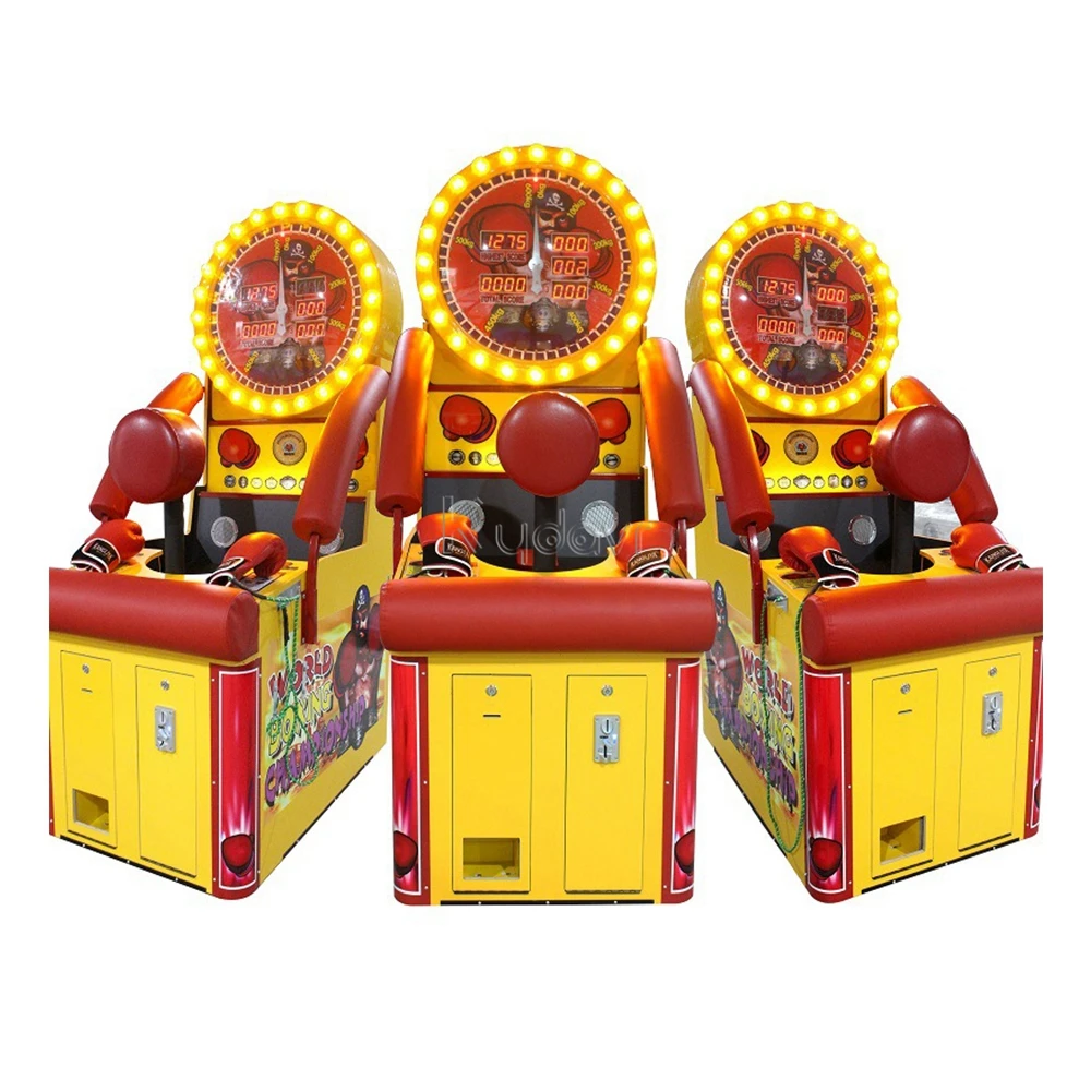 

Hot Sale Street Amusement Kid's Park Electric Coin Operated Boxer Gloves Training Arcade Game Boxing Punch Machine
