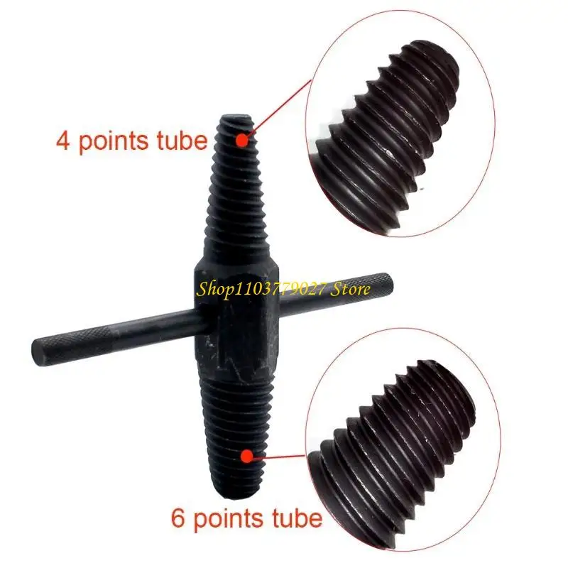 C4DF 3pcs 1/2 Inch 3/4 Inch Wire Screw Extractor Broken Water Pipe Thread Repair Tap Set High Carbon Steel Remover Tools