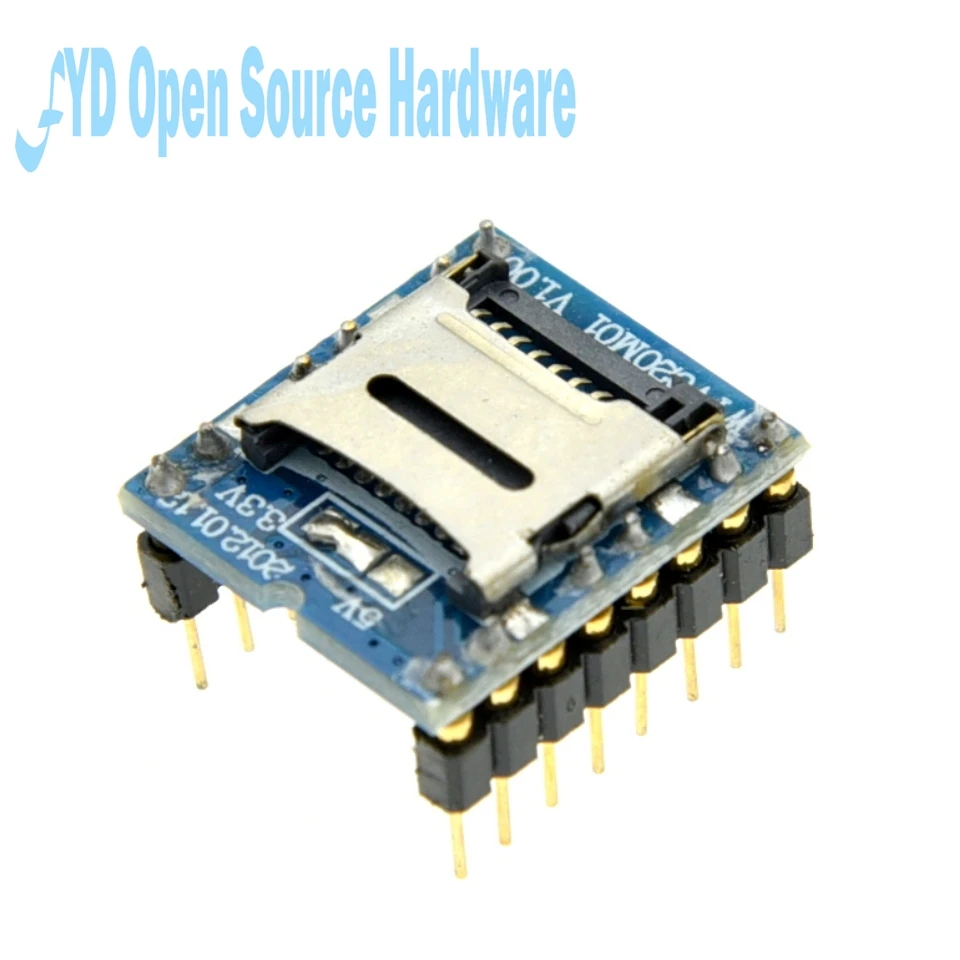 WTV020 WTV020-SD WTV020SD-20SS Mini SD Card MP3 Sound Module Voice Module For PIC Arduino 2560 UNO R3 WTV020-SD-16P