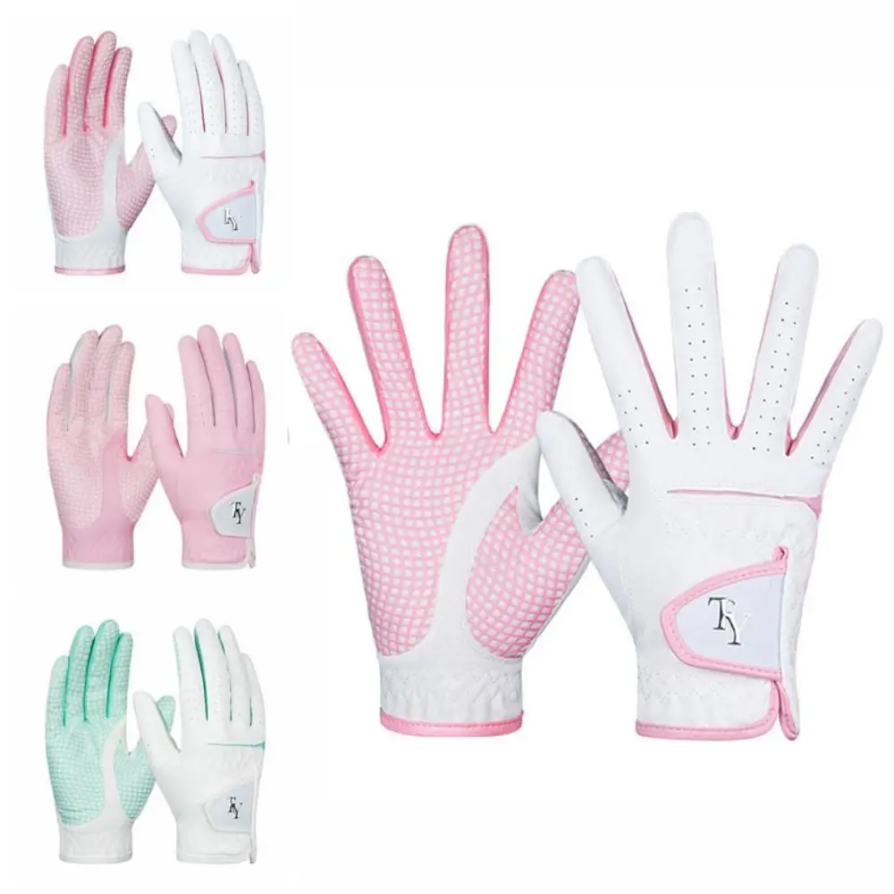 

Comfort Women's Golf Gloves Anti-slip Soft Full Finger Sports Gloves Breathable Left and Right Hands Golf Wear Gloves