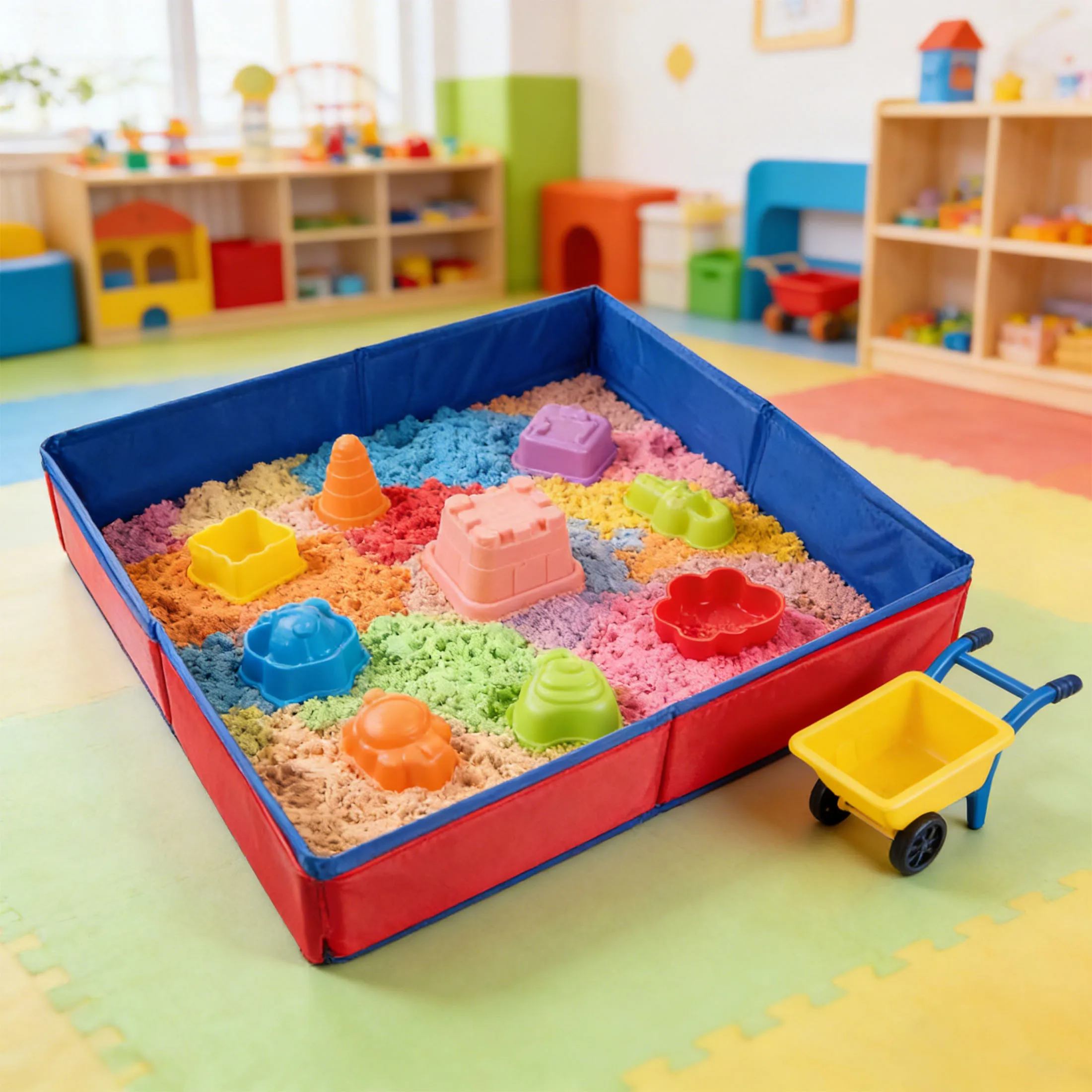 

Sandbox Summer Beach Toys for Boys and Girls and Children, Indoor and Outdoor Game Sandbox Sand Table Building Themed Sand Toy