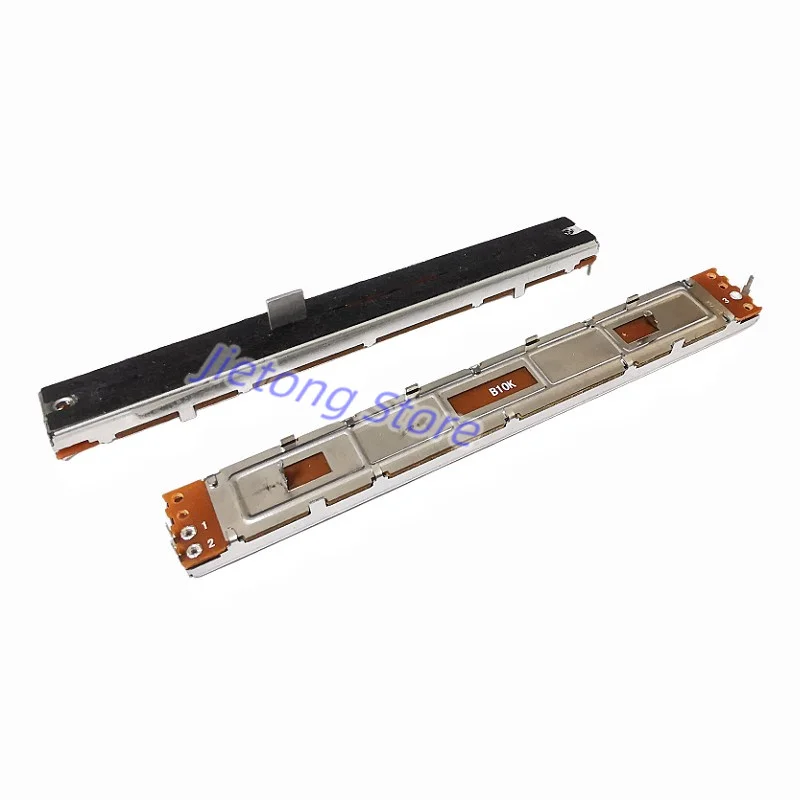 1szt 128mm Mikser Fader B10K Jednokanałowy B103 Potencjometr przesuwny Długość 12,8cm Skok 100mm Uchwyt 8mm