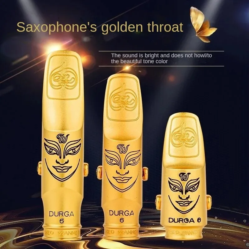 

The Sixth Generation of Winnie New Tenor Soprano Alto Saxophone Metal Mouthpiece Gold Lacquer Mouthpiece Sax Mouth Pieces