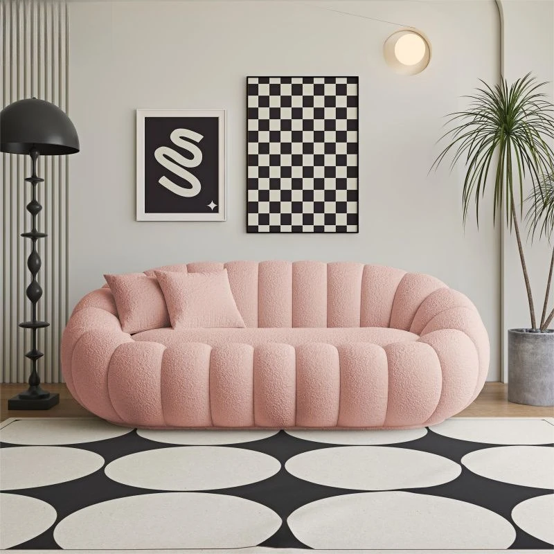 

European Minimalist Living Room Sofa Modern Reception Lounge Italian Living Room Sofa Corner Adults Divano Soggiorno Furnitures