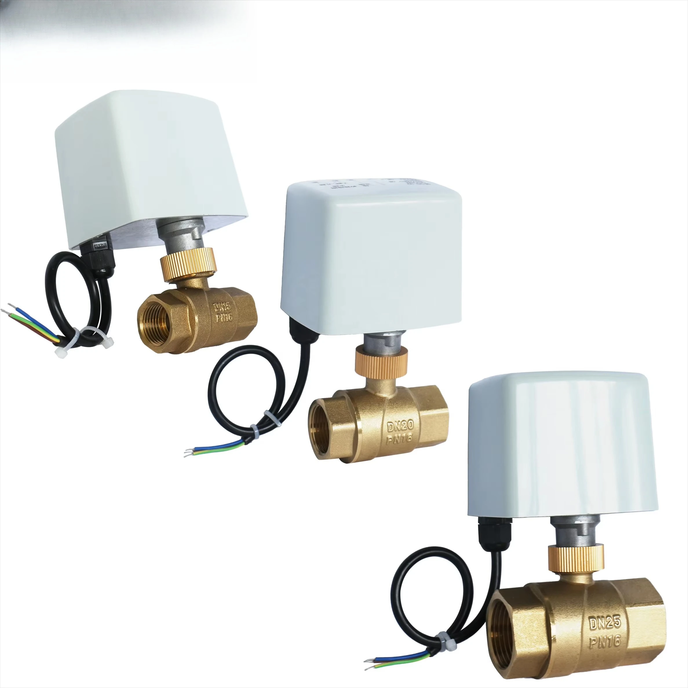 

Электрический шаровой кран с полным отверстием 1/2 дюйма, 3/4 дюйма, 1 дюйм, электрический двуходовой клапан, трехпроводное управление для различных систем подачи воды