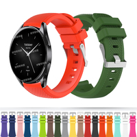 22mm Strap For Xiaomi Watch S2 42mm 46mm Silicone Sport Bracelet For Xiaomi Watch S3 S4/S1 Active/S1 Pro/Color 2 Smart Correas