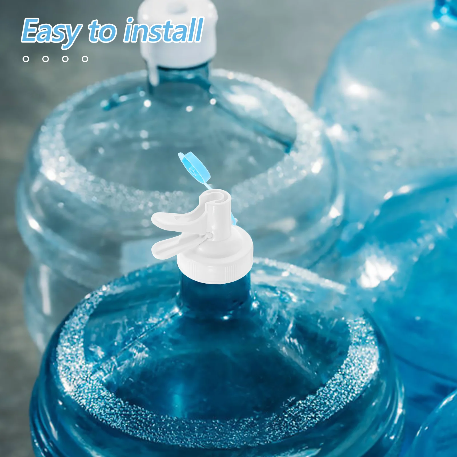 

2Pcs Water Jug Spout Push Button Cooler Replacement Plastic Spigot for 12L Beverage Water Coolers Dispenser Accessory