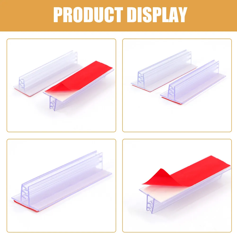15Pcs Supermarket PVC Soft Tooth Clip for Signs Tags Cards Labels Sign Holder Stand Self-Adhesive Poster Board Support Name Tag
