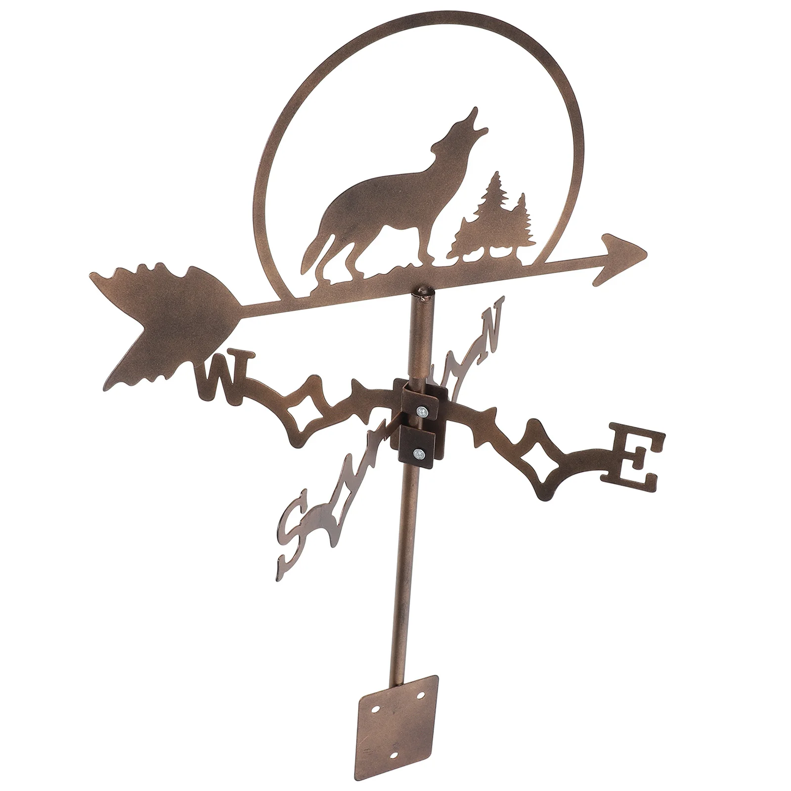 

Outdoor Decorative Weather Vane Waterproof Vanes Durable Stainless Steel Sprayed Finish Accurate Direction Indicator