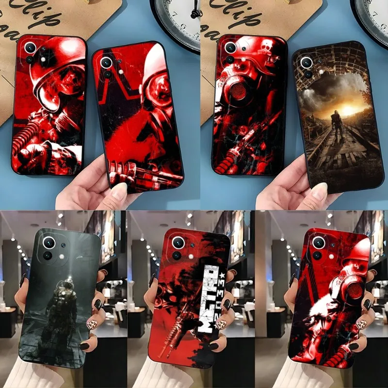 Game Metro 2033 Phone Case 2023 Hot For Redmi Note 12 12S 11S 11 10 9S 8T 7 8 9 9T 10X A2 Pro Plus Black Silicone Cover