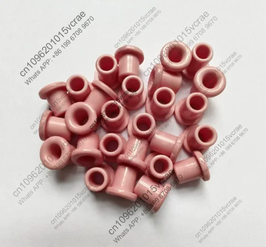 10pcs porcelain eyelet, small outer diameter 6.8*total height 9*inner hole 4, wire mouth over the coil