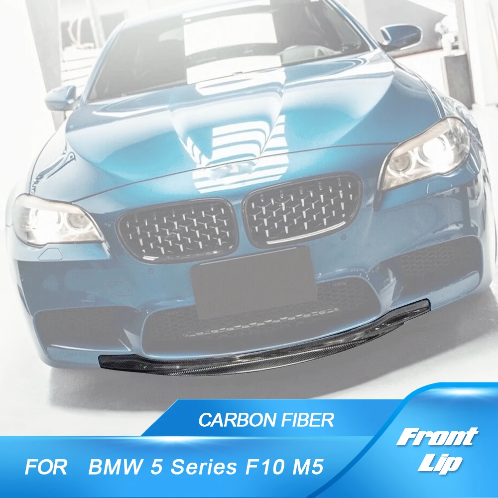 

For BMW 5 Series F10 M5 Front Bumper Lip Spoiler Splitters Apron 2012 - 2016 Carbon Fiber / FRP Front Lip Body Kit Car Styling