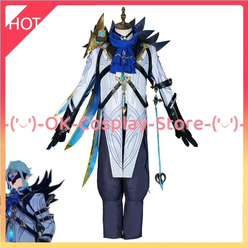 Genshin Impact The Doctor Dottore Cosplay Costume Game Suit Gorgeous Party Outfit Halloween Uniforms Anime Clothing Custom Made