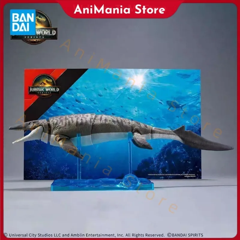 بانداي الأصلي العالم الجوراسي Prognathosaurus Mosasaurus لعبة على شكل ديناصور أطقم منمذجة الشكل الحديقة الجوراسية هدية للأطفال #1
