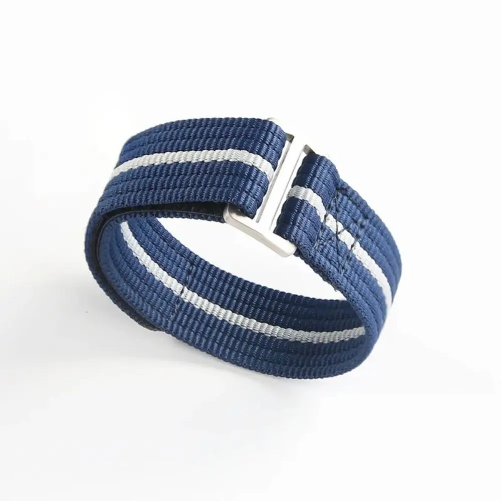 튜더 베이 프리미엄 시계 밴드 스포츠 편안한 세척 가능한 팔찌용 나일론 루프 스트랩 20mm 22mm