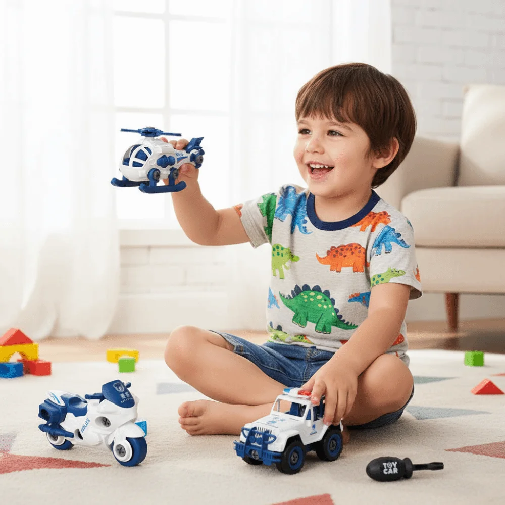 

Разборный конструктор-головоломка: Инженерная машина для самостоятельной сборки и разборки, с функцией разборки и сборки деталей, включая гайки.