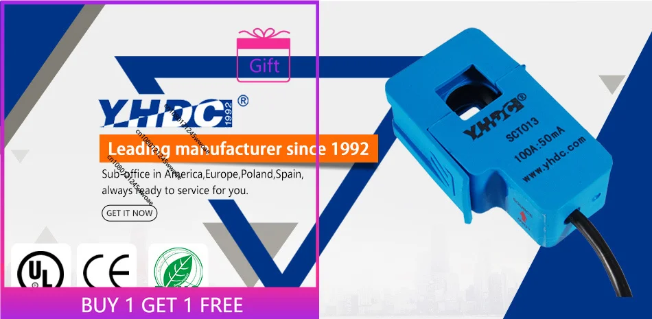 YHDC 60VA 110V/220V/230V/380V Input 6V/9V/12V/24V Output AC to AC Din Rail Transformer KBE6637