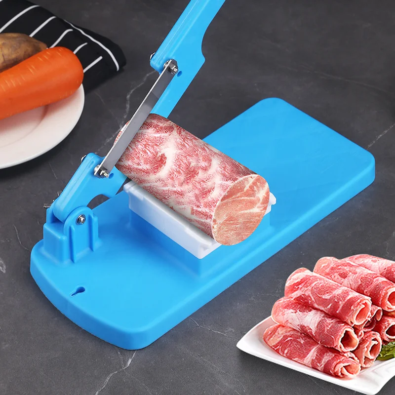 Multifunctional Table Slicer Frozen Meat Cutting Machine Beef Herb Mutton Rolls Cutter Meat Slicer Vege Cutter Kitchen Tools