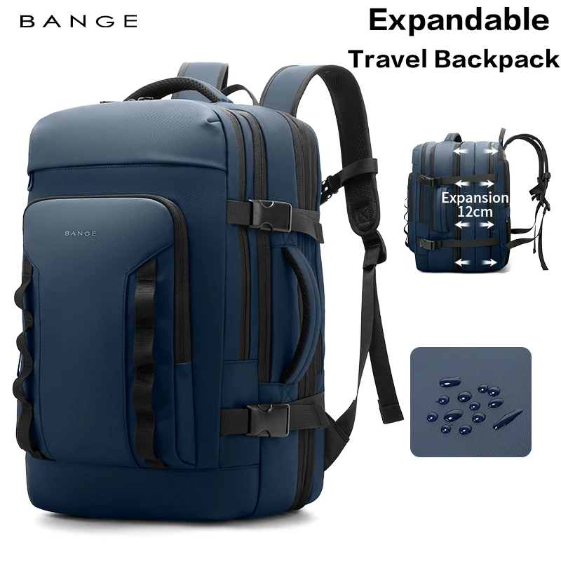 Bag Large Capacity Travel Backpack Expandable 40L Waterproof Business Trip Short Distance Long Distance Can Board The Backpack