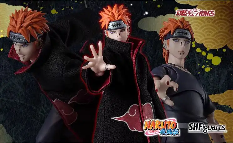 Oryginalny Bandai S.H.Figuarts Shf Naruto Shippuden Pain Tendo Dostępny Model Postaci Zabawka Kolekcjonerska Figurka Akcji Prezent