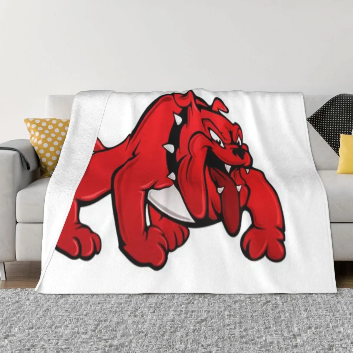

Bulldog Logo 6 Bedroom Winter Blankets Winter Warm Blanket Throw Blanket