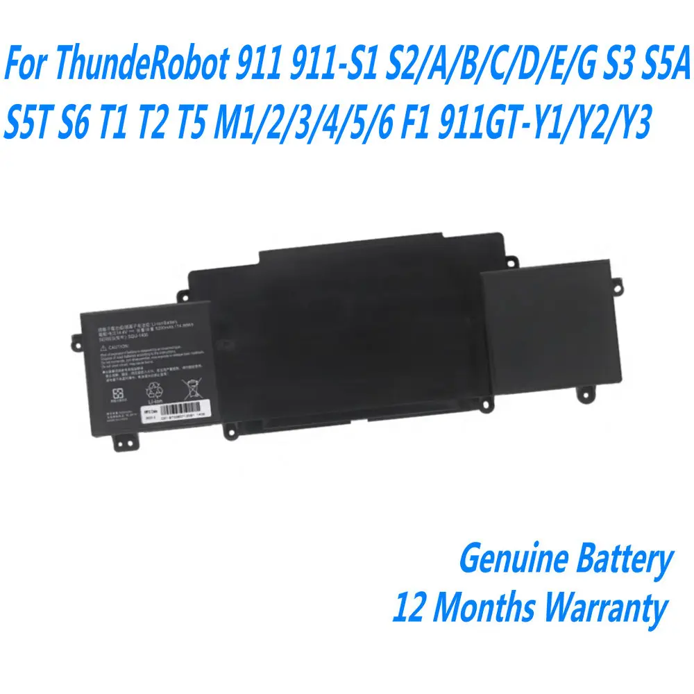 New SQU-1406 Laptop Battery For ThundeRobot 911 911-S1 S2/A/B/C/D/E/G S3 S5A S5T S6 T1 T2 T5 M1/2/3/4/5/6 F1 911GT-Y1/Y2/Y3