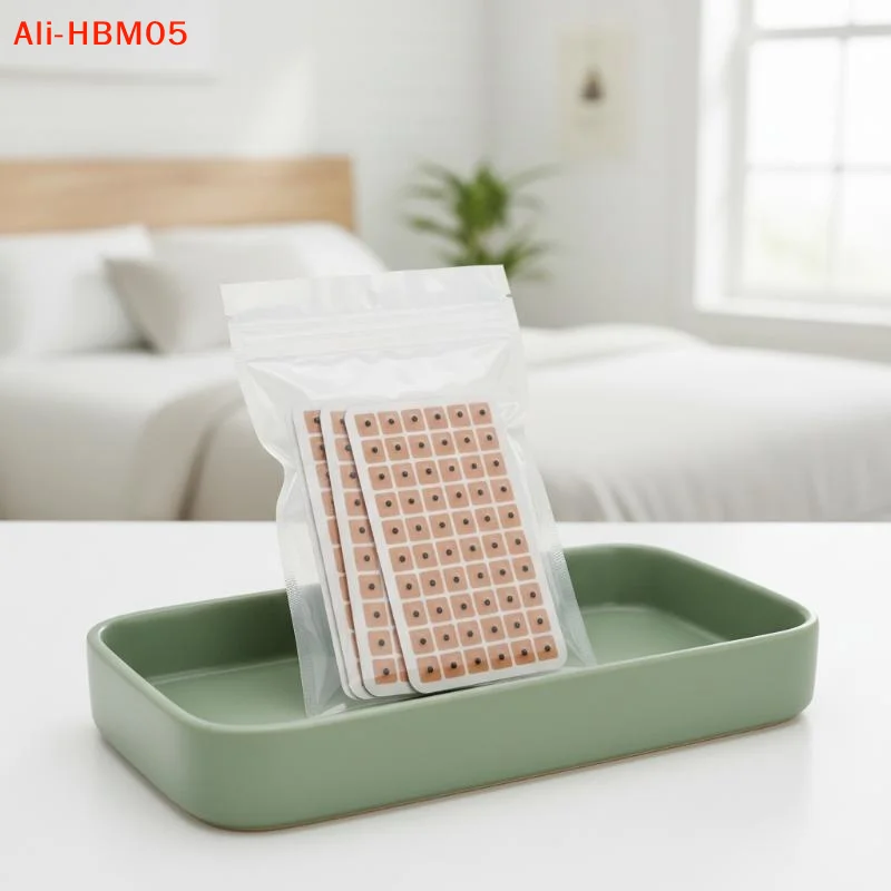 (HB05)Ear Acupressure Massage Seeds Stickers 600Pcs Adhesive Patches for Office Workers Neck Pain Daily Stress Relief Use