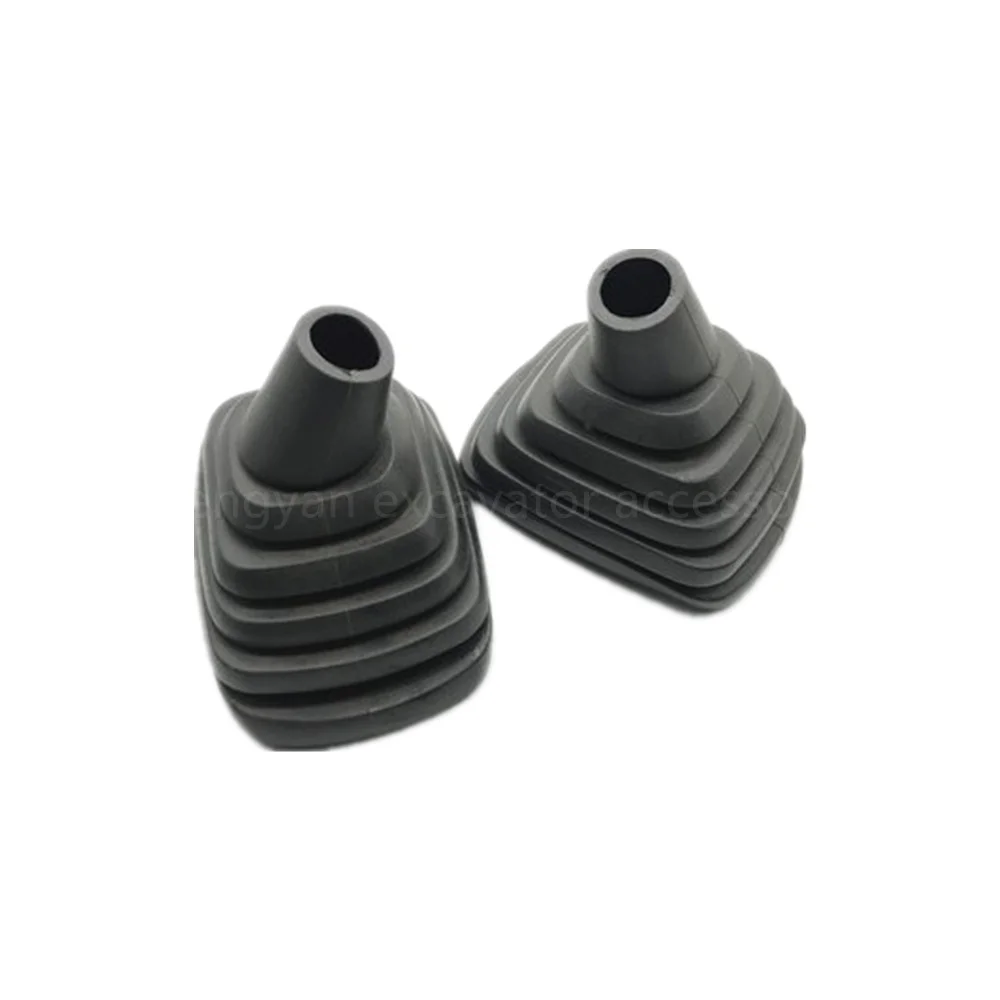 Excavator parts for Kobelco SK60 75 200 joystick handle dust cover horn weightlifting handle rubber