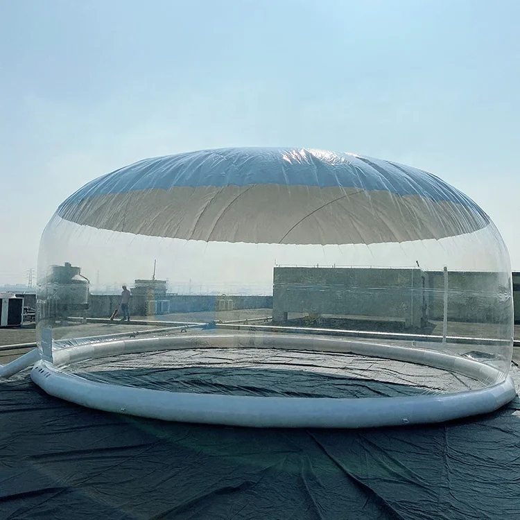Factory Sell Inflatable Swimming Pool air Floating Cover