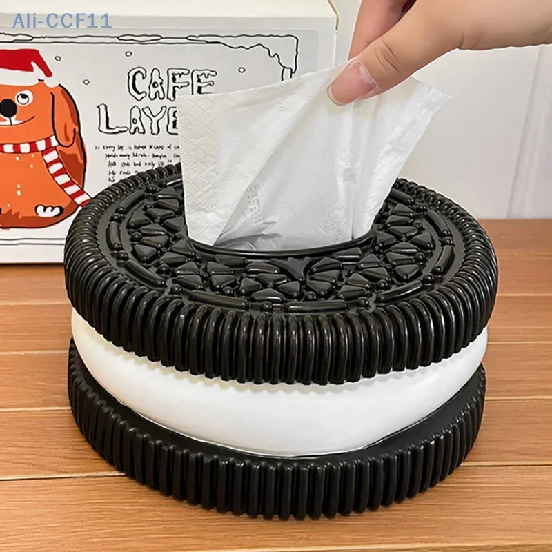 

Advanced Sense Oreo Paper Box Living Room Creative Paper Storage Tools Home Living Room Bedroom Desktop Tissue Box Accessories